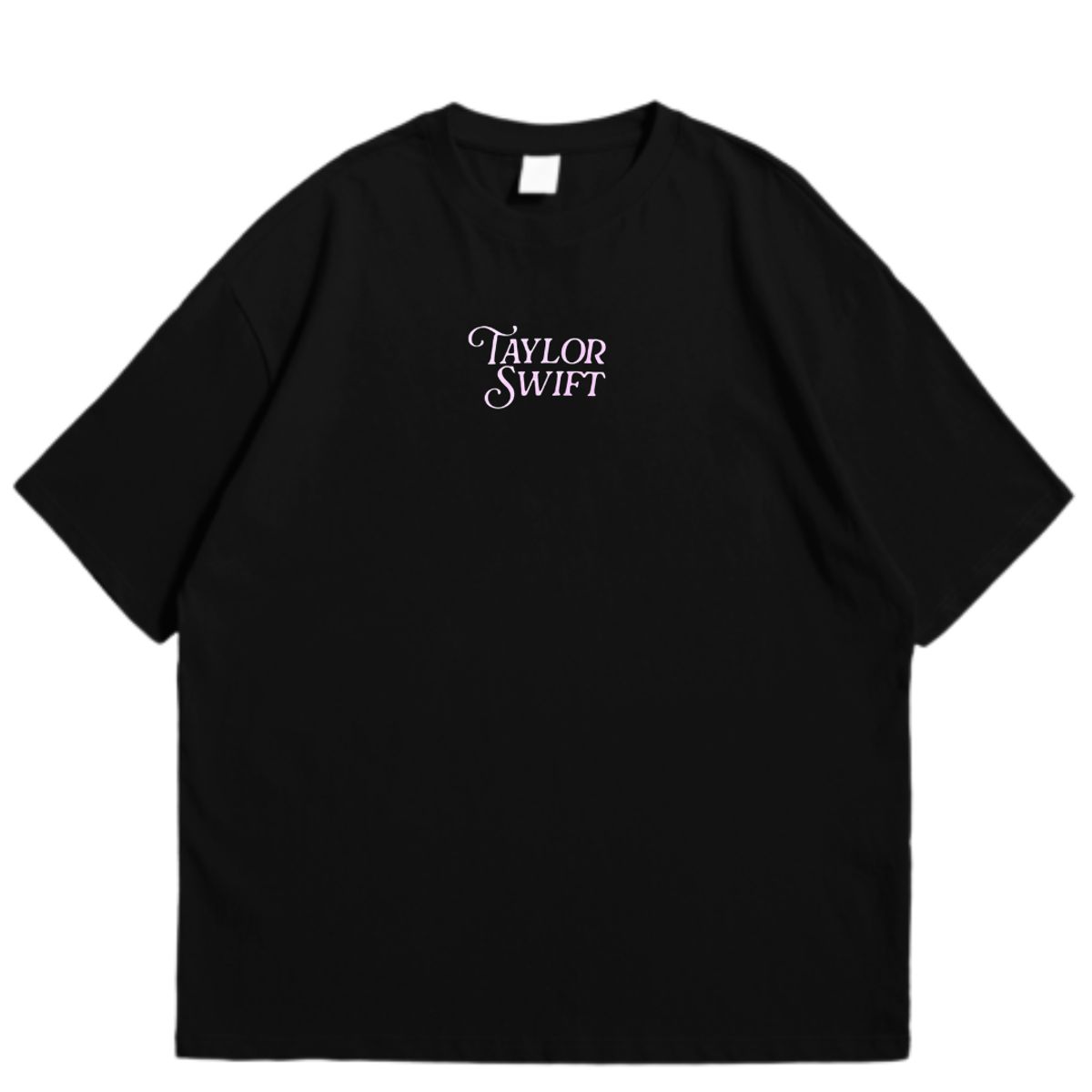 GENERICO - Polo Taylor Swift Oversize Algodón Negro Oversized