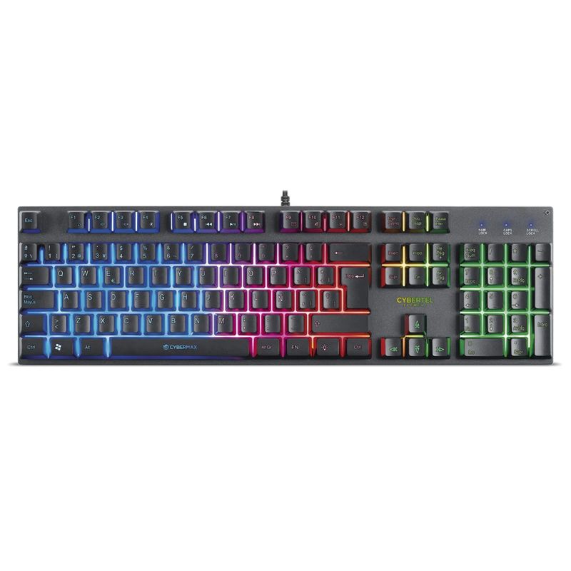CYBERTEL - Teclado Gamer Rainbow Element - CYB K500