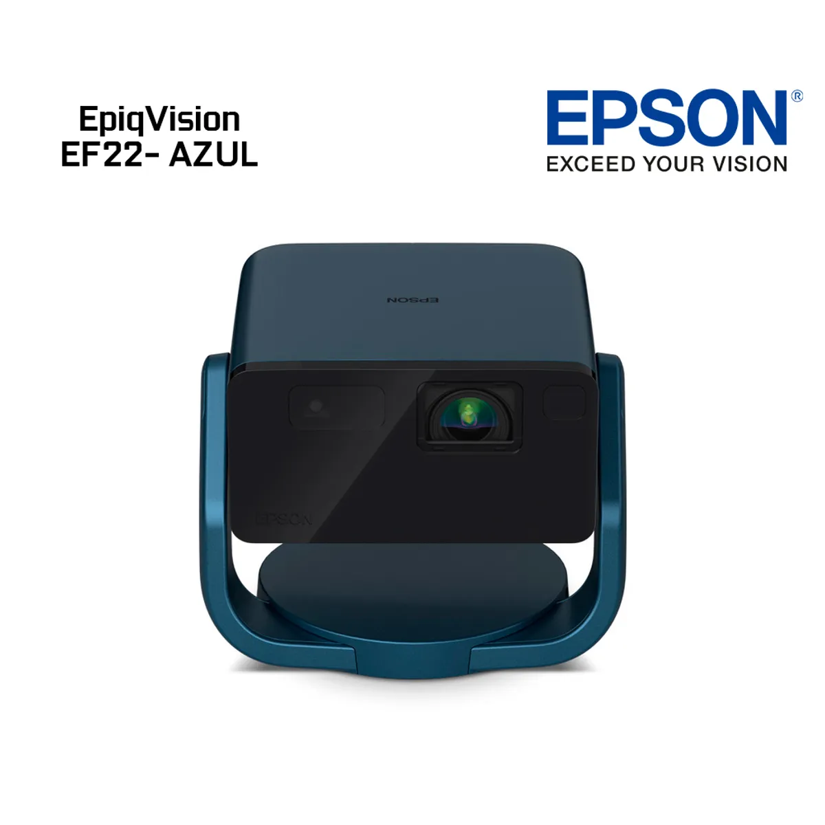 EPSON - Epson EpiqVision EF22 Proyector Láser Portátil Smart - Azul