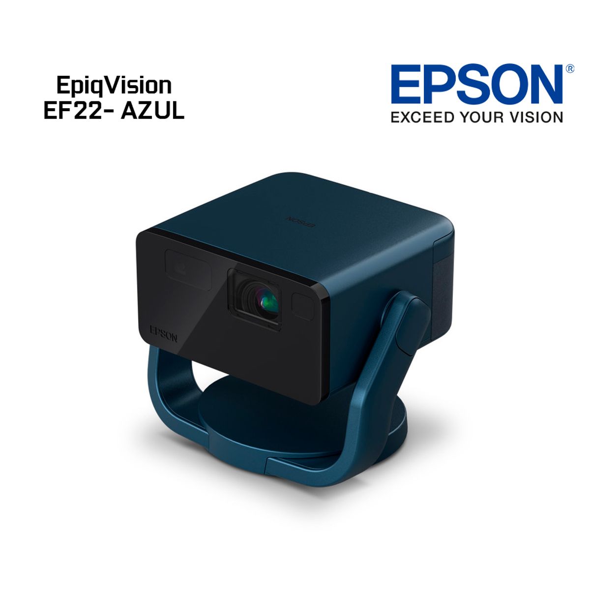 EPSON - Epson EpiqVision EF22 Proyector Láser Portátil Smart - Azul