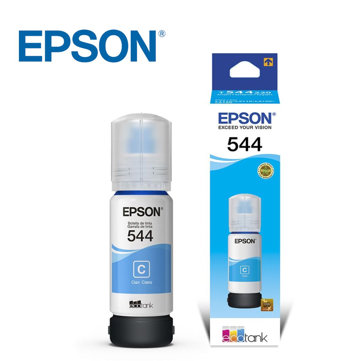 EPSON - Botella de Tinta Epson 544 Cian