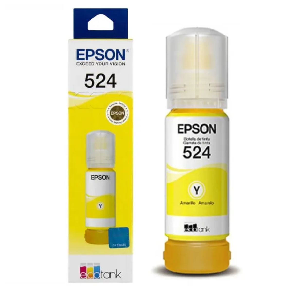 EPSON - Botella de Tinta para impresora  524 Amarillo L6580/ L15150/ L15160
