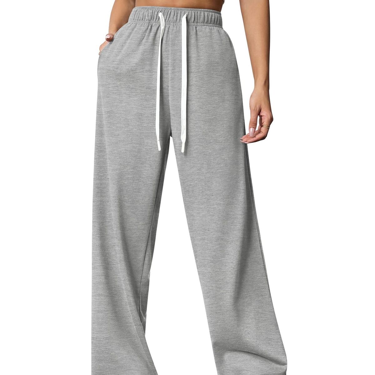 BLWOENS - Pantalones largos para mujeres - Gris