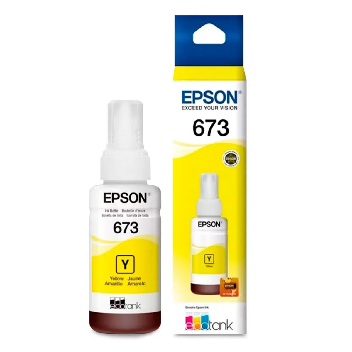 EPSON - Botella de Tinta para impresora 673 YELLOW