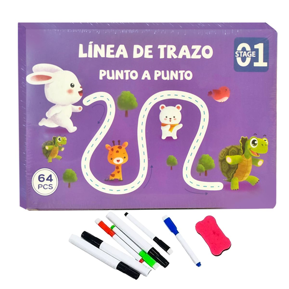 GENERICO - Cuadernillo Didáctico Línea De Trazo  Punto A Punto