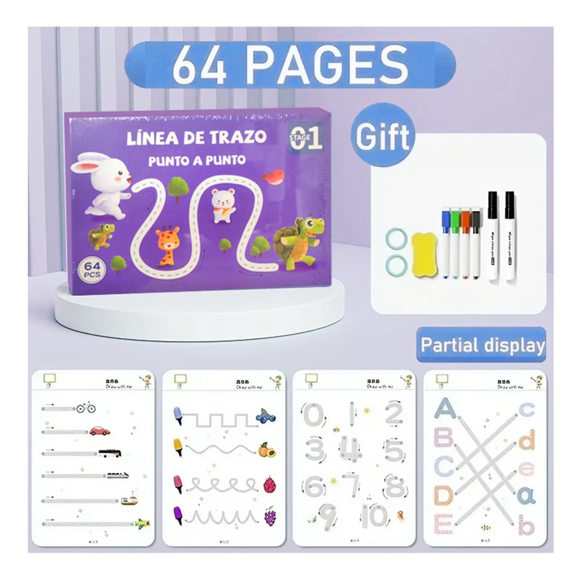 GENERICO - Cuadernillo Didáctico Línea De Trazo  Punto A Punto