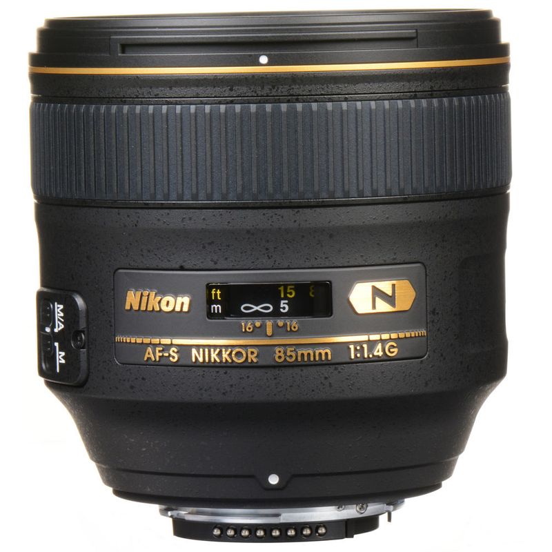 NIKON - Nikon AF-S NIKKOR 85mm f14G Lente - Negro
