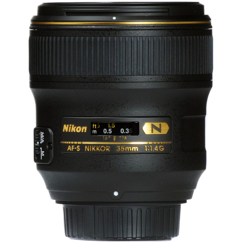 NIKON - Nikon AF-S NIKKOR 35mm f14G Lente - Negro