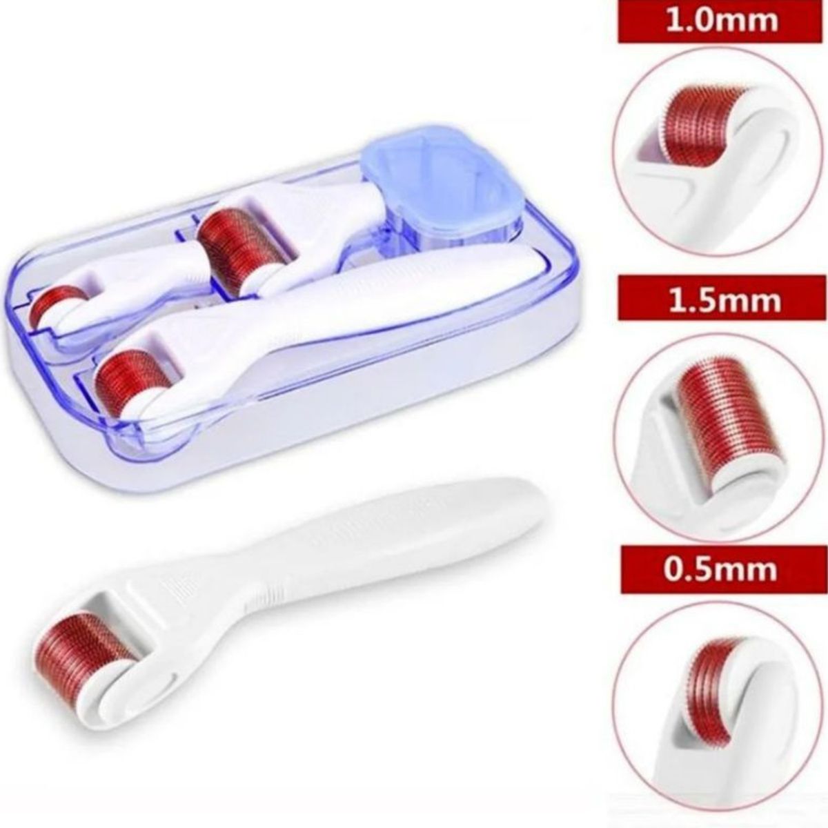 OEM - Derma Roller Rodillo de Mesoterapia 4 en 1