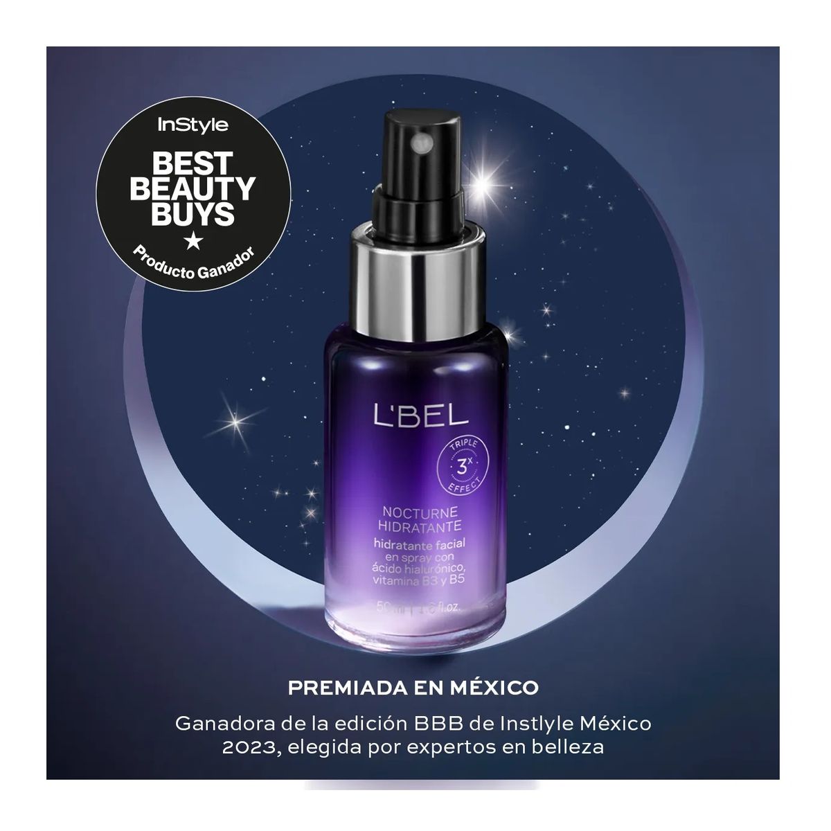 Lbel - Nocturne Hidratante Facial en spray 50 ml