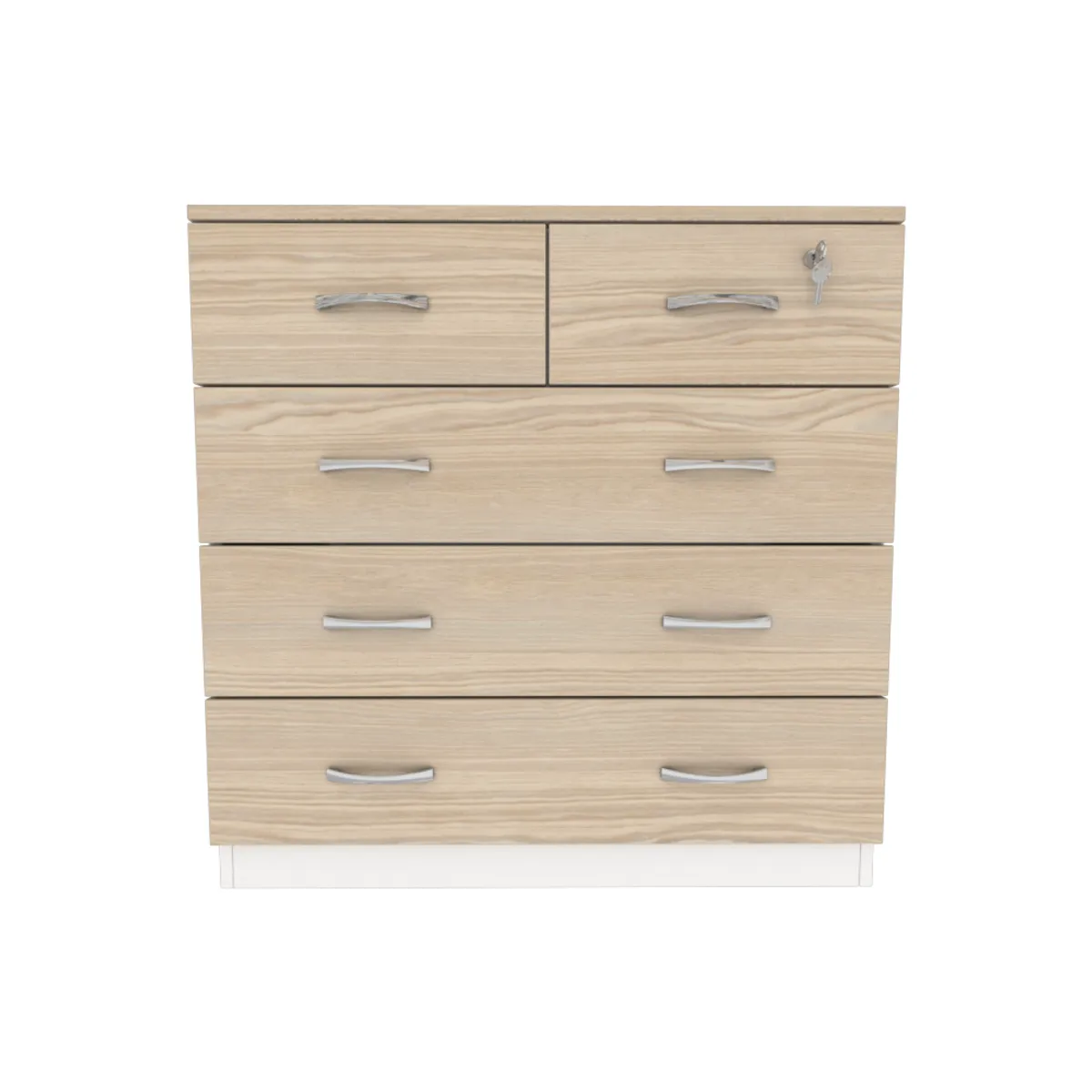 MUEBLES MACRUMO - Cómoda 100cm - 5 Cajones Arena