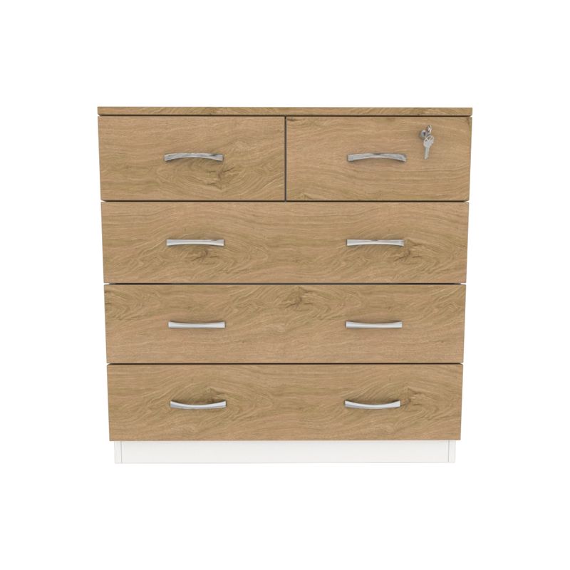 MUEBLES MACRUMO - Cómoda 100cm - 5 Cajones TRIBECA