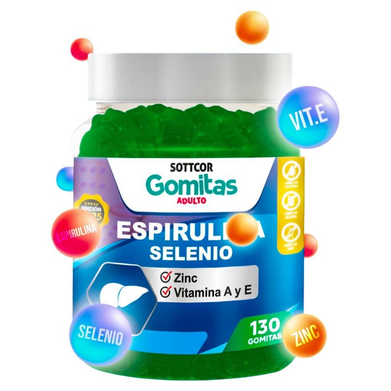 GENERICO - GOMITA ESPIRULINA SOTTCOR 130 UND