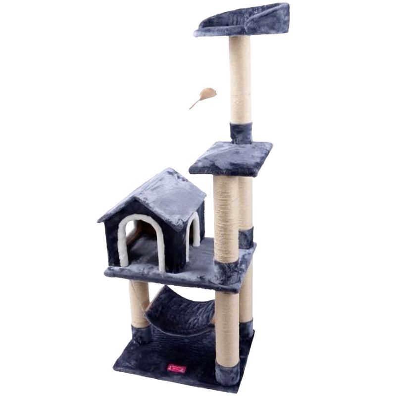 GENERICO - GIMNASIO PARA GATOS - rascador 4 pisos