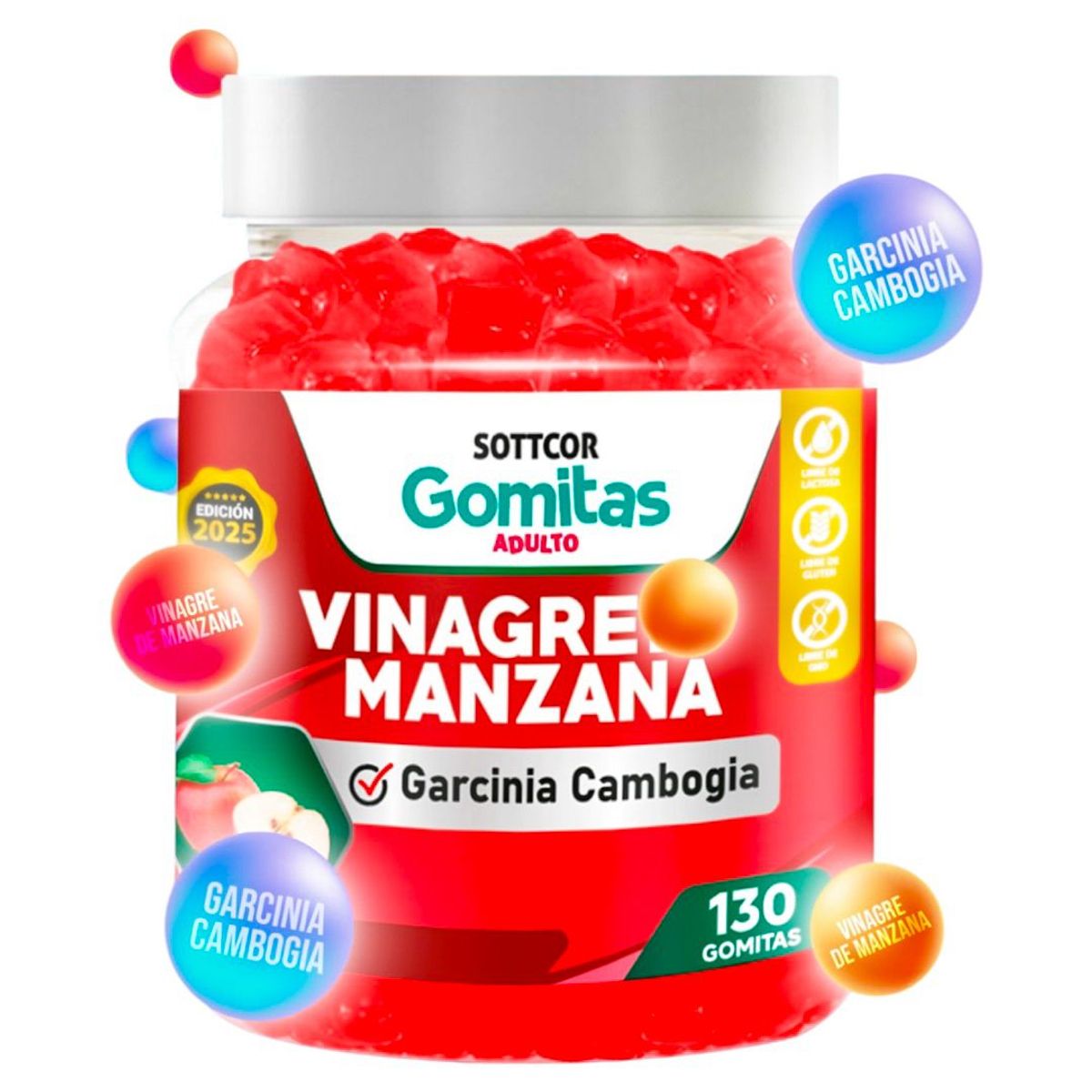 GENERICO - GOMITA VINAGRE DE MANZANA  SOTTCOR 130 UND