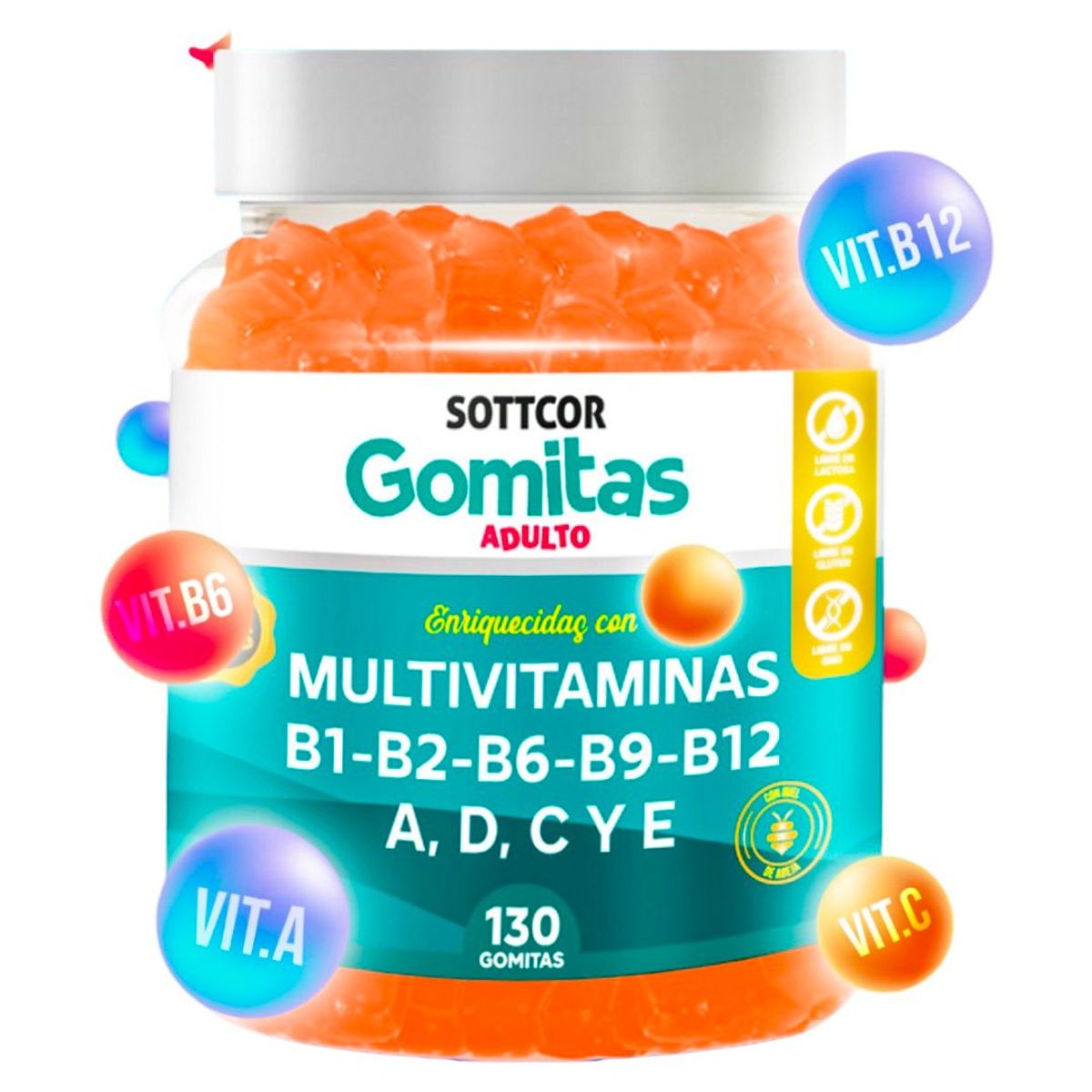 GENERICO - GOMITA MULTIVITAMINAS SOTTCOR 130 UND