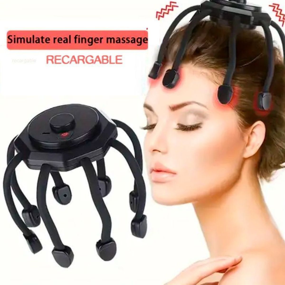 OEM - Masajeador Electrico Recargable Para Cabeza