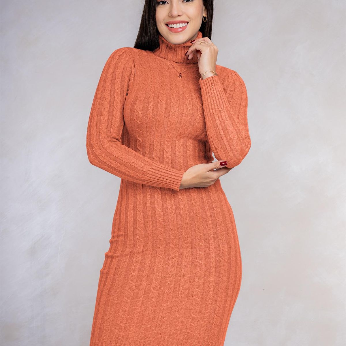 ARMA TU LOOK - VESTIDO NATALIE CUELLO CAFARENA DE CASHMERE ARMA TU LOOK