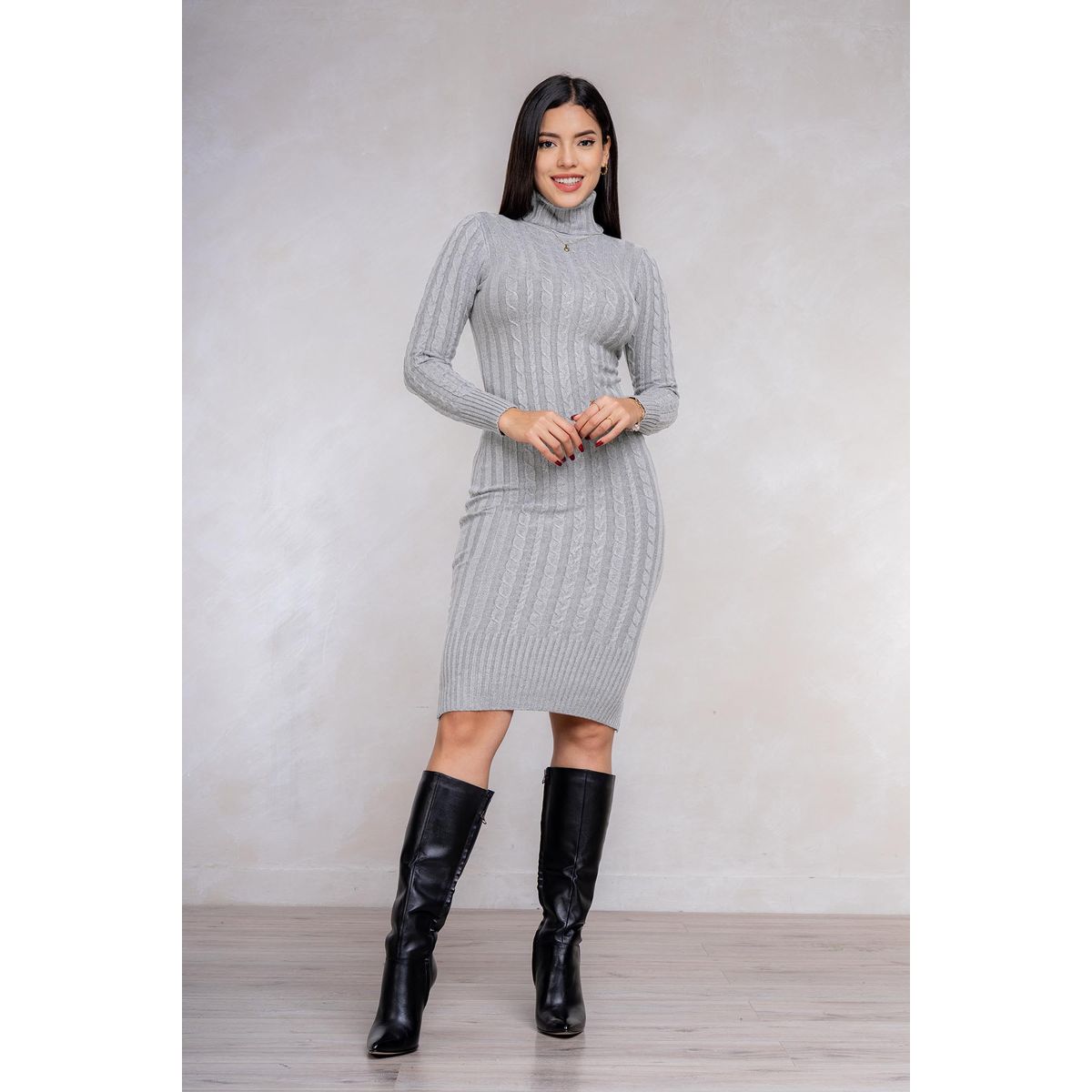 ARMA TU LOOK - VESTIDO NATALIE CUELLO CAFARENA DE CASHMERE ARMA TU LOOK