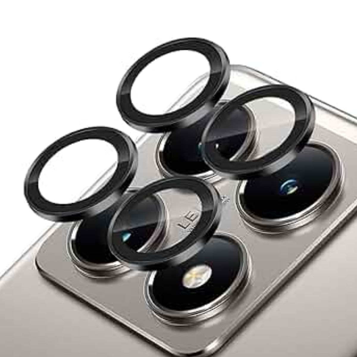 GENERICO - Mica de Camara de Xiaomi Mi 14T individual - Negro