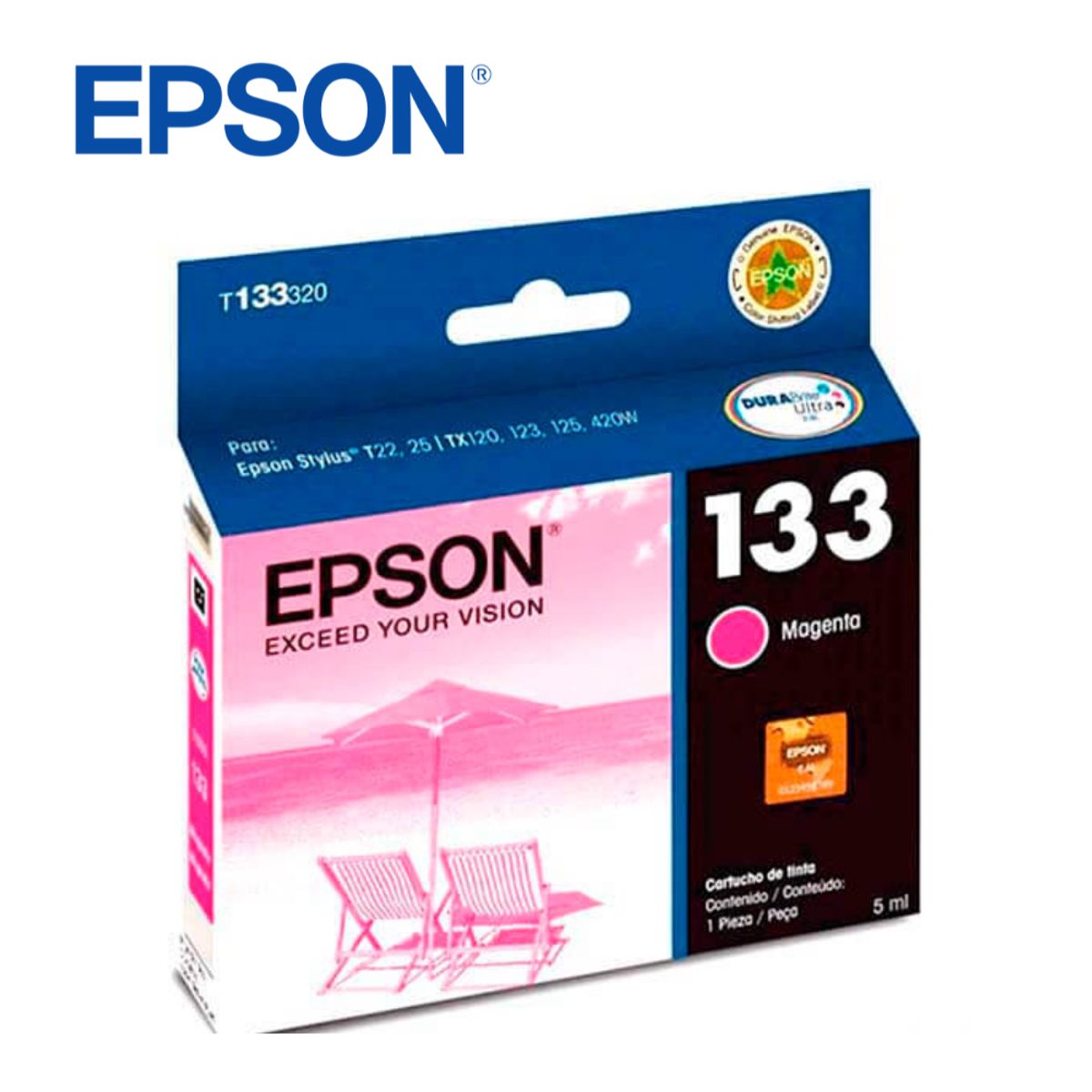 EPSON - Cartucho de Tinta Epson 133 Magenta original