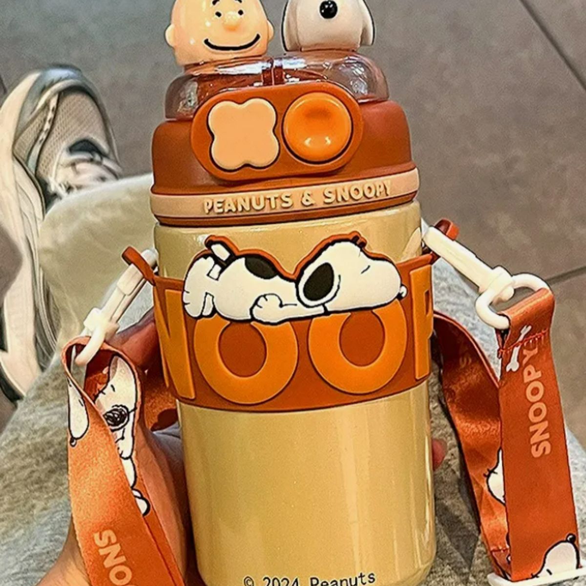 GENERICO - Termo Tomatodo Acero Inoxidable Snoopy 520 ml