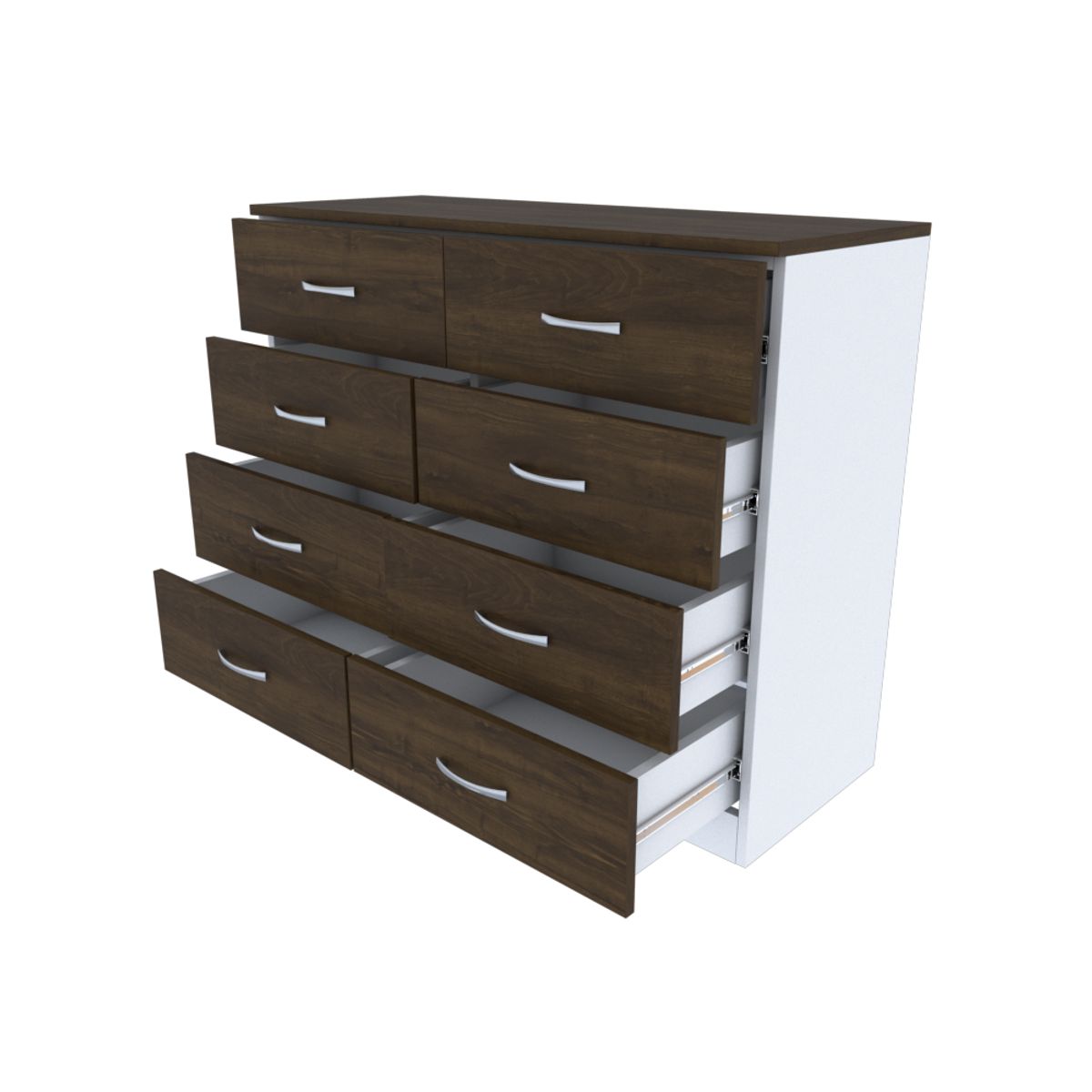 MUEBLES MACRUMO - Cómoda 8 Cajones BRIXTON