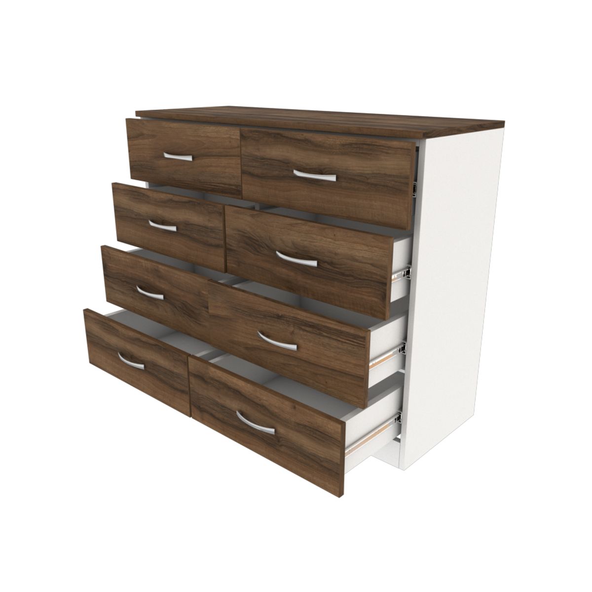 MUEBLES MACRUMO - Cómoda 8 Cajones INHOTIM