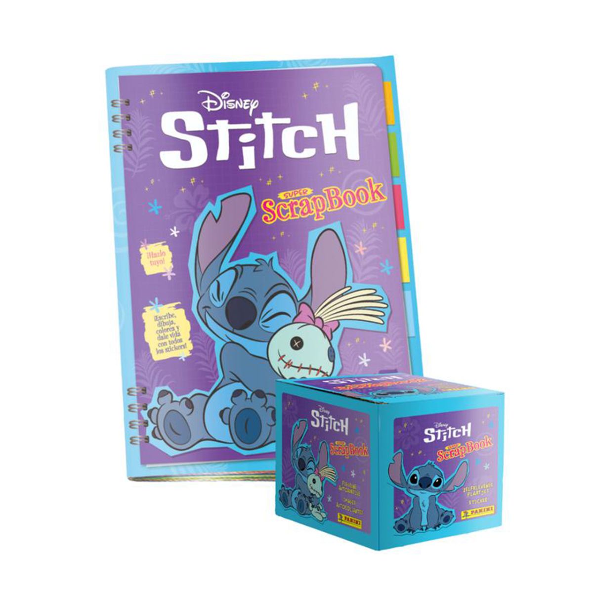 PANINI - ALBUM STITCH PAQUETON 50 SOBRES + ALBUM TAPA BLANDA