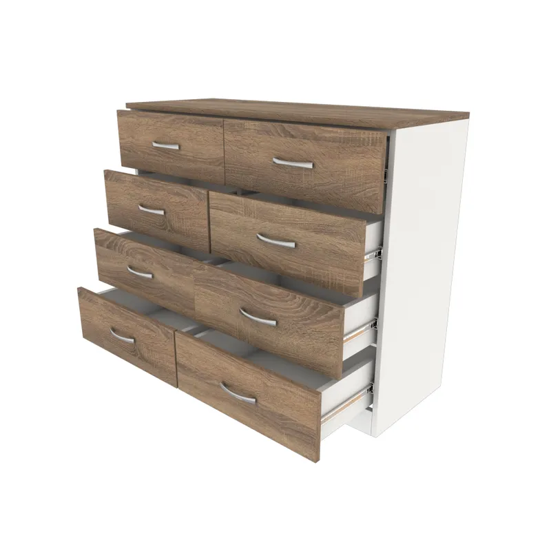 MUEBLES MACRUMO - Cómoda 8 Cajones VIENES