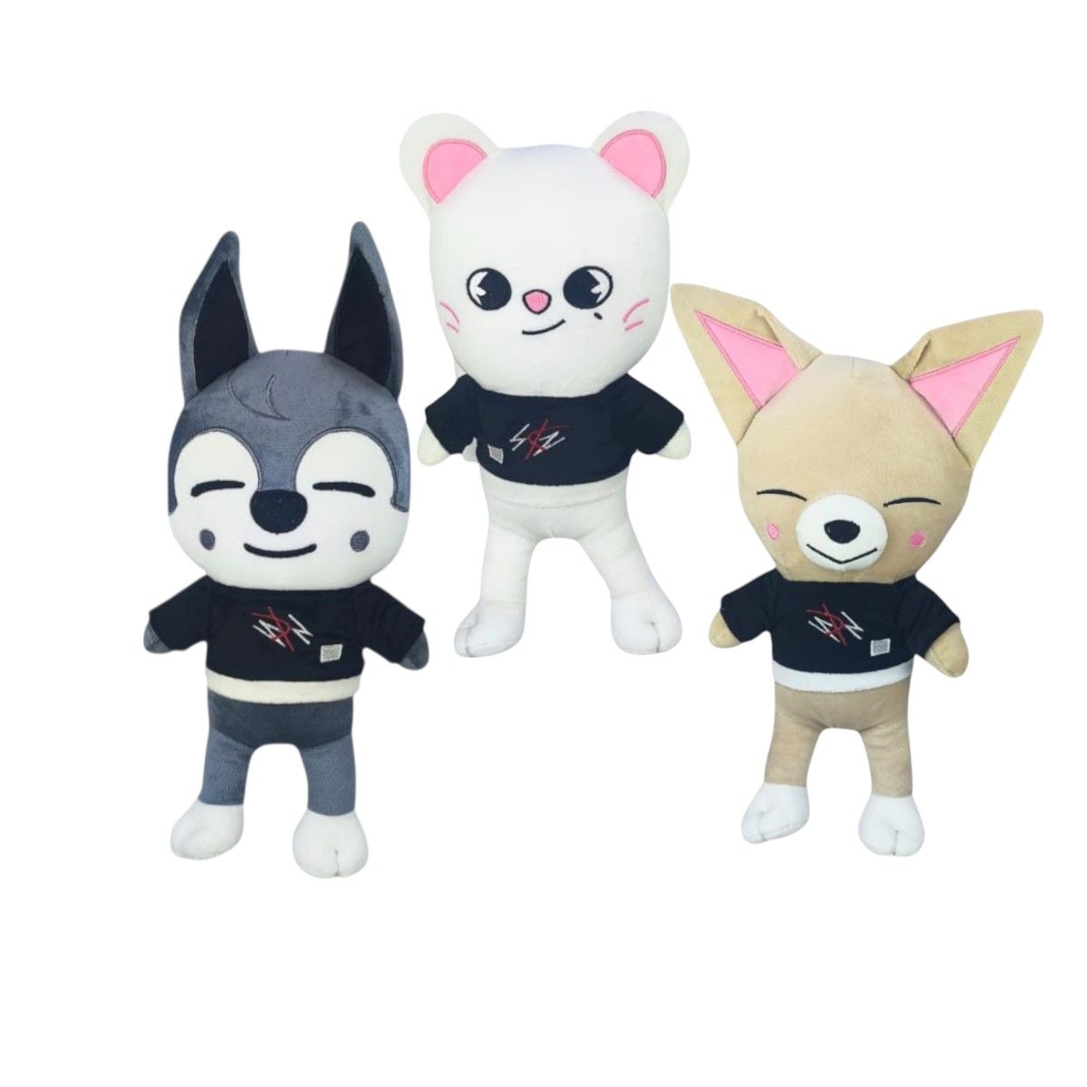 GENERICO - Pack 3 peluches Stray Kids Wolf Jiniret FoxI.Ny