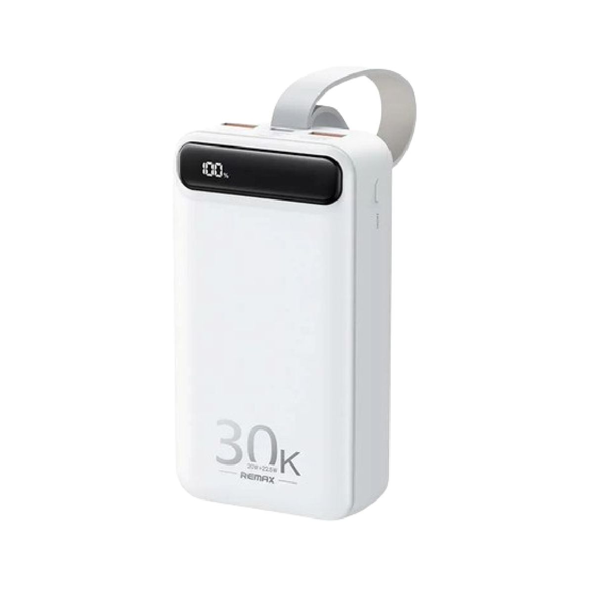 REMAX - Power Bank 30000mAh PD+QC 20W+225W Remax RPP-522 Blanco