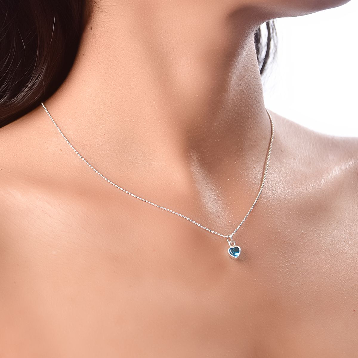 CLEO JOYAS & ACCESORIOS - Collar Corazón Cristal Swarovski