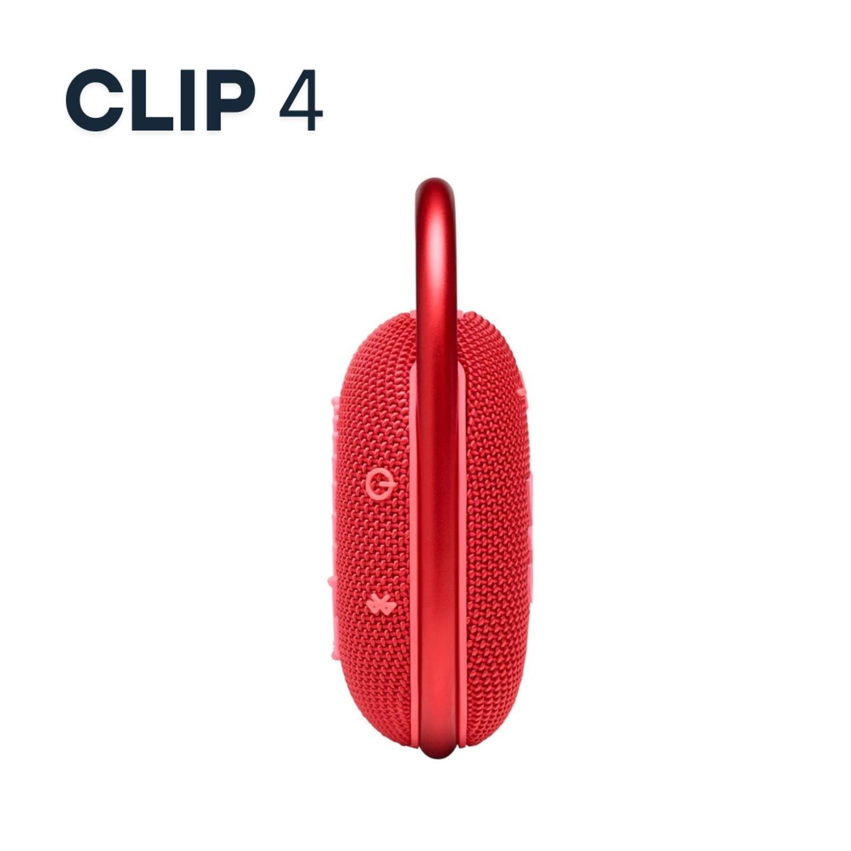 JBL - Parlante JBL Clip 4 de 5W Hasta 10 horas y resistencia IP67 - Rojo