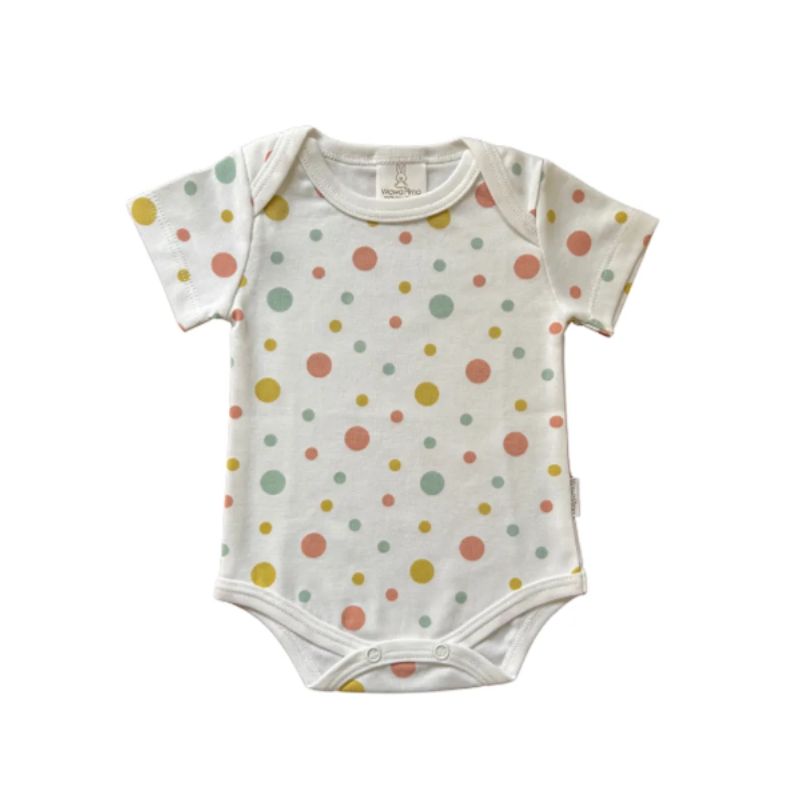 WAWA PIMA - BODY COLORFULL BALLS MC 100%  ALGODÓN PIMA