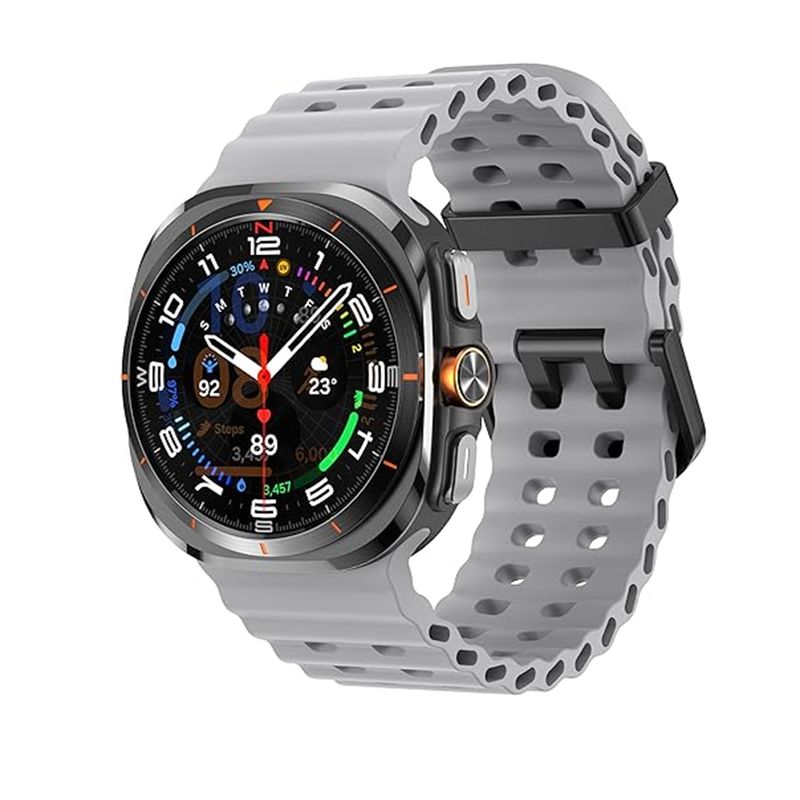 GENERICO - Correas de silicona para Samsung Galaxy  Watch 7 Ultra - Gris