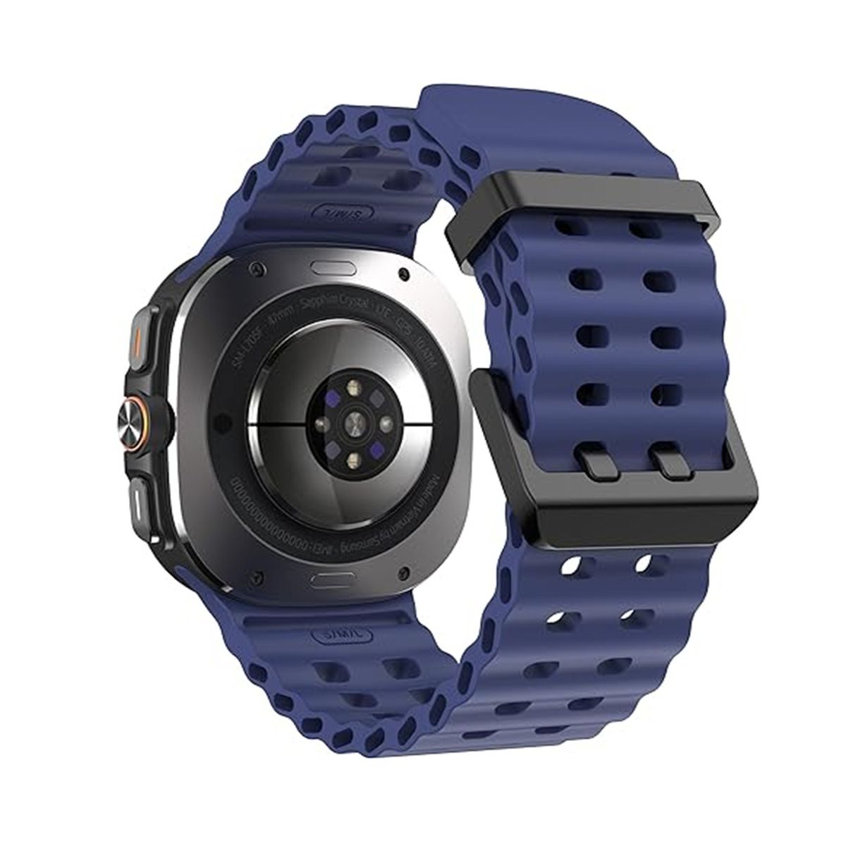 GENERICO - Correas de silicona para Samsung Galaxy  Watch 7 Ultra - Azul Noche