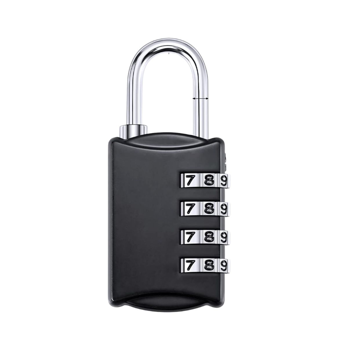 GENERICO - Candado Con Clave Combinacion 4 Digitos Seguridad