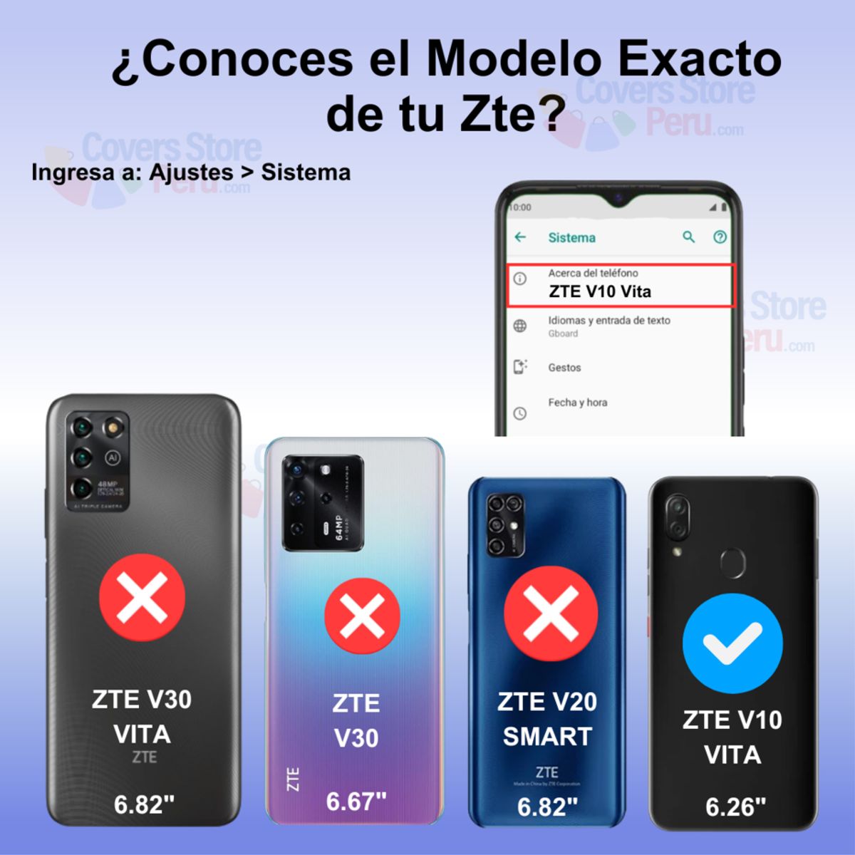 GENERICO - Funda Case para Zte V10 Vita Jelly Pearl Negro Antishock Resistente
