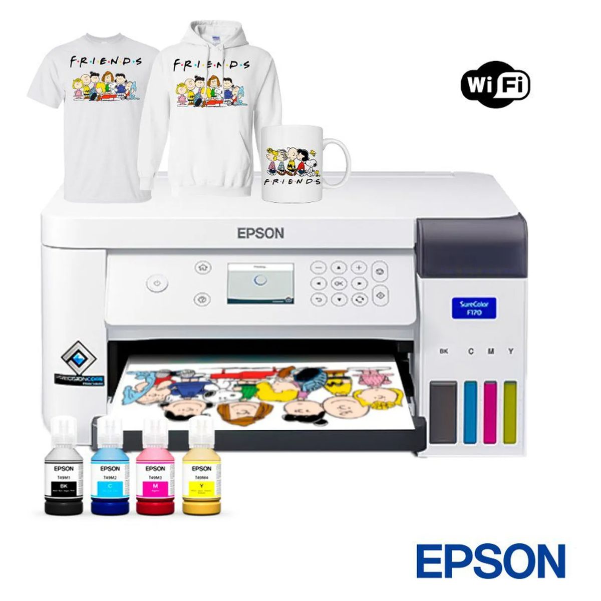 BROTHER - Impresora Epson F170 De Sublimacion A4 Sistema Continuo Epson