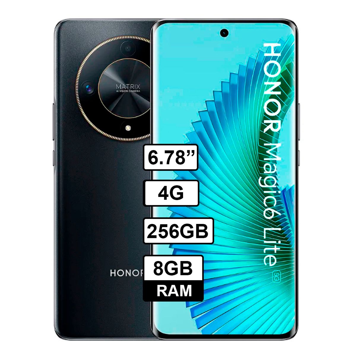 HONOR - Celular HONOR MAGIC 6 LITE 4G - 8GB RAM - 256GB Color Negro