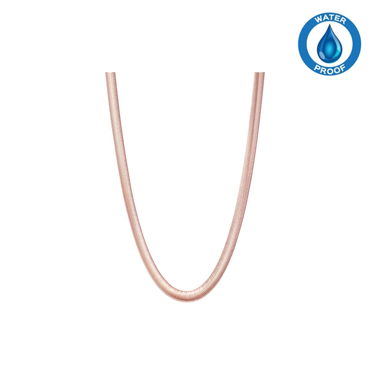 CLEO JOYAS & ACCESORIOS - Cadena Snake Rose Acero