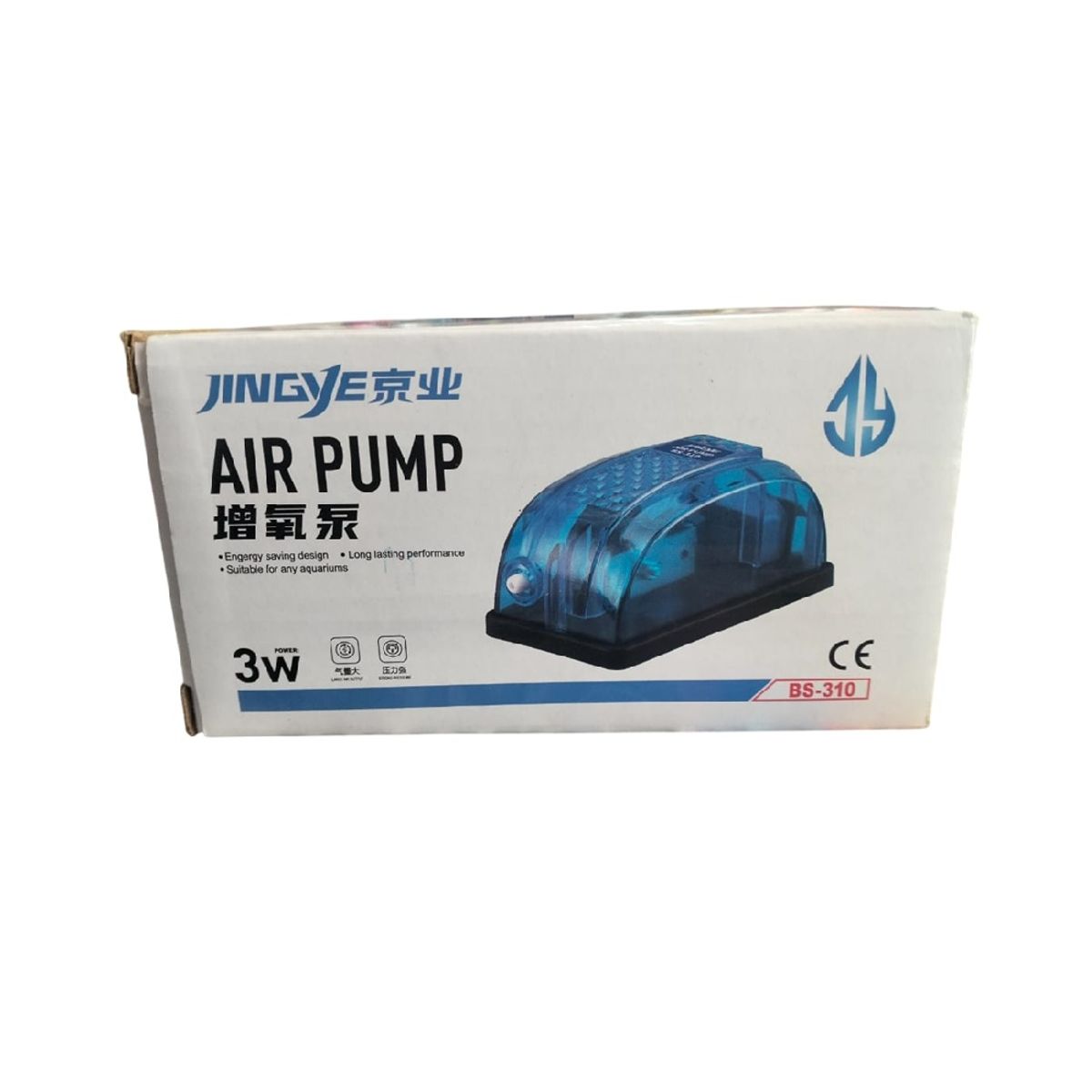 GENERICO - Bomba de aire para pecera y acuario JINGYE BS-310