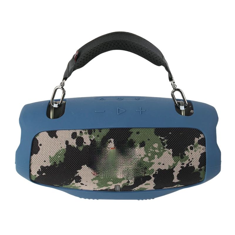 GENERICO - Funda Protector de silicona + correa de mano PARA JBL Xtreme 4 Azul