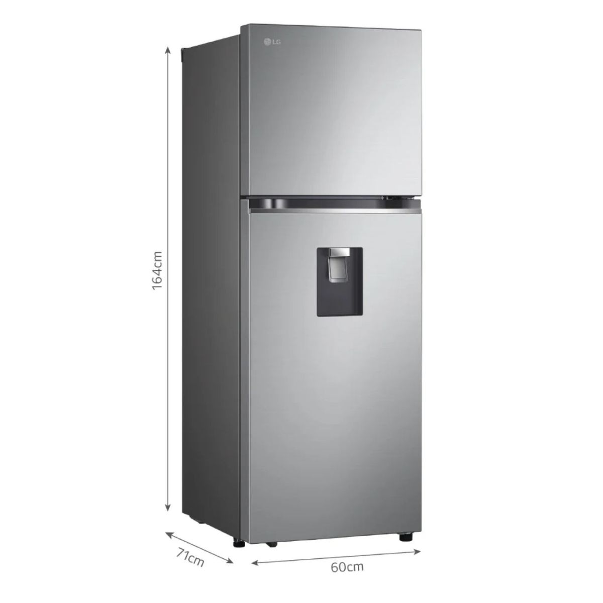 LG - Refrigeradora LG 314LT Door Cooling GT31WPP Plateado