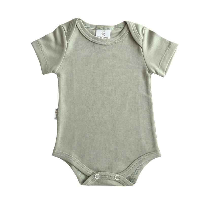 WAWA PIMA - BODY VERDE 100%  ALGODÓN PIMA