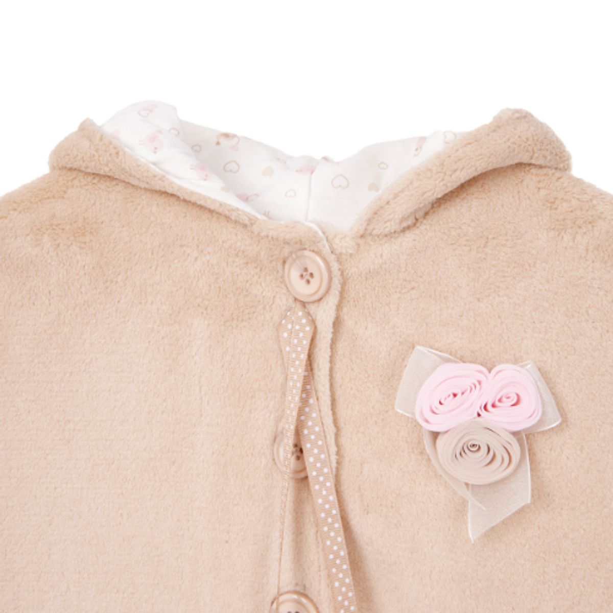 GENERICO - Capa Plush para Bebé Niña