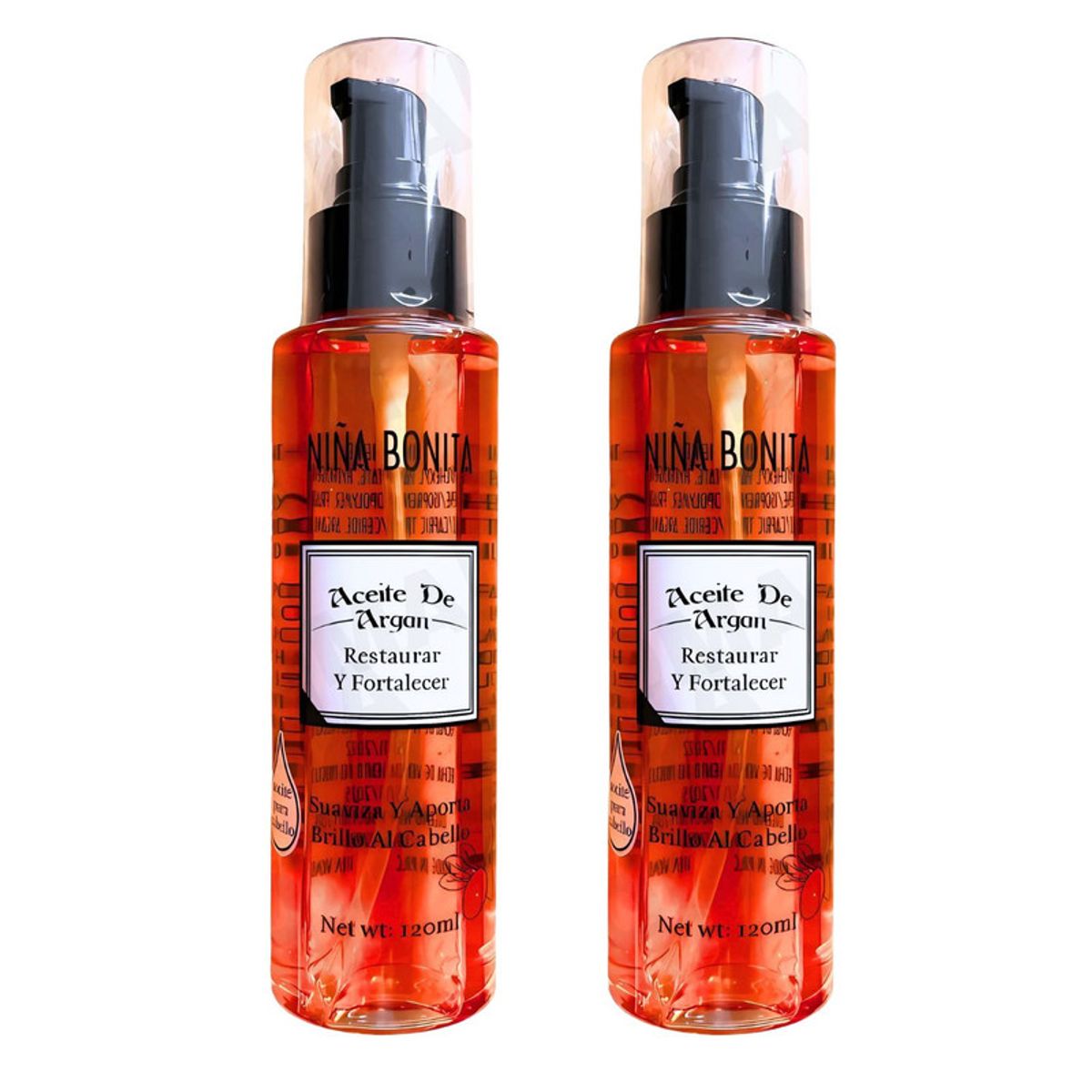 GENERICO - PACK 2 ACEITE DE ARGÁN NIÑA BONITA 240ML
