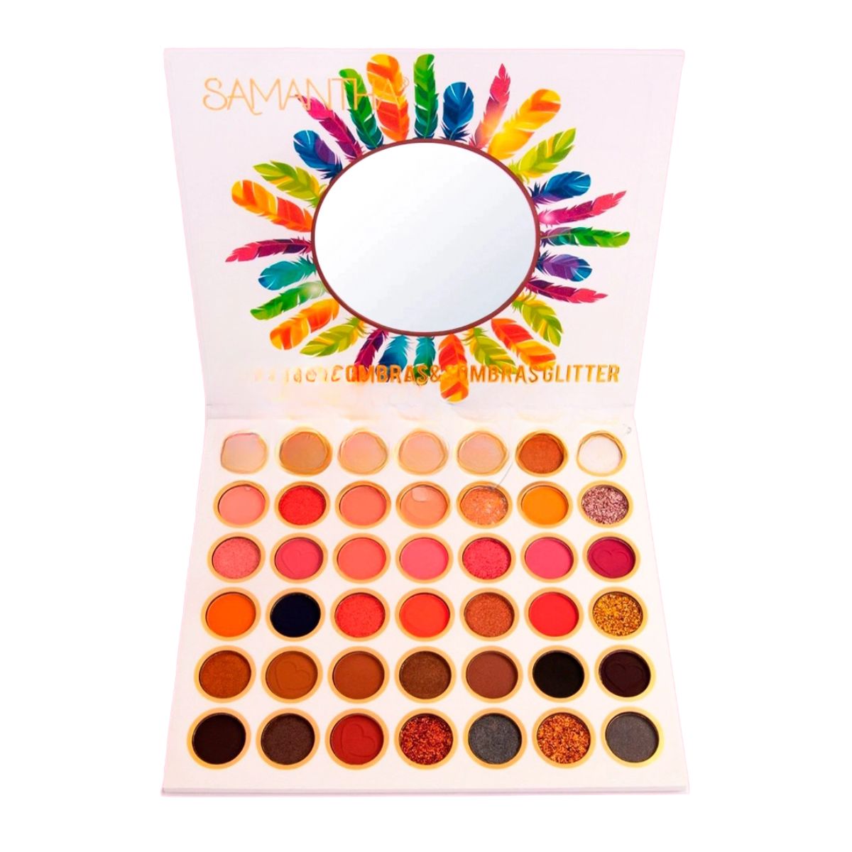 GENERICO - Paleta Sombras Sombras Glitter 24 h - SAMANTHA