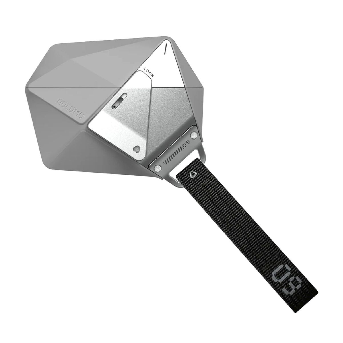 AULUMU - Case Premium Aulumu AirPods 2 / 1 Gris Textura Metálica Con Hebilla